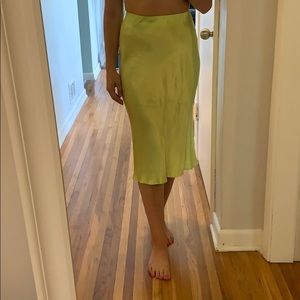 Aritzia Babaton slip skirt in size 2